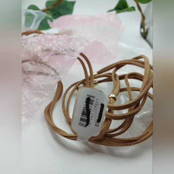 Free People Suede Belly Chain / Necklace Shells NWT - Picture 15 of 16